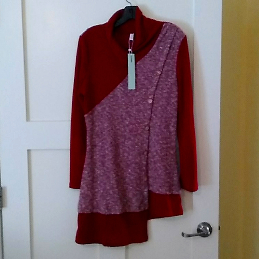 DRESSFO Cranberry Tunic
